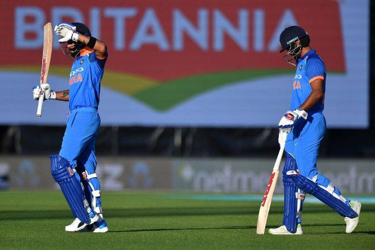 Shikhar Dhawan's vision was obstructed by sunlight at McLean Park.