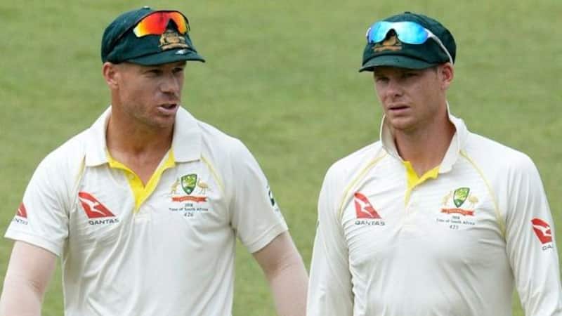 David Warner and Steve Smith. @ AFP