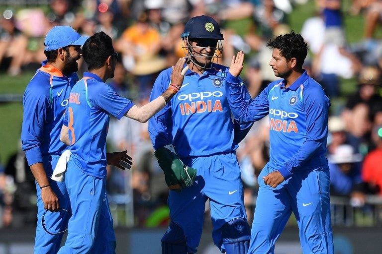 Wristy business: Chahal and Kuldeep claimed 6/82 in 20 overs.