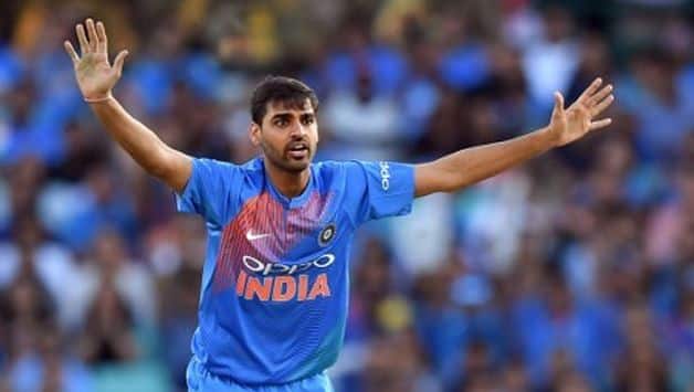 Bhuvneshwar achieved the personal landmark in his 96th ODI and is the 19th Indian bowler to reach the triple-figure mark in terms of wicket