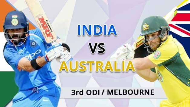 India vs Australia 2018-19 3rd ODI Live cricket score ...