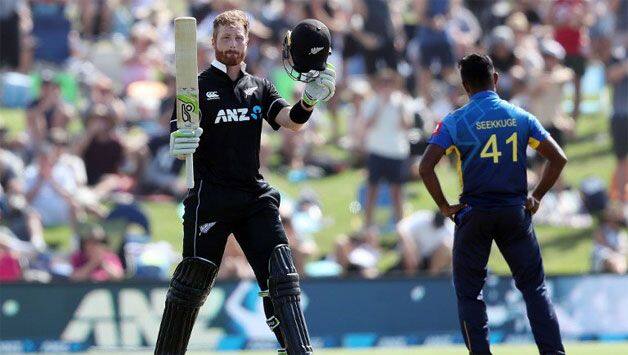 Comeback men Guptill, Neesham power New Zealand to 371/7 against Sri Lanka