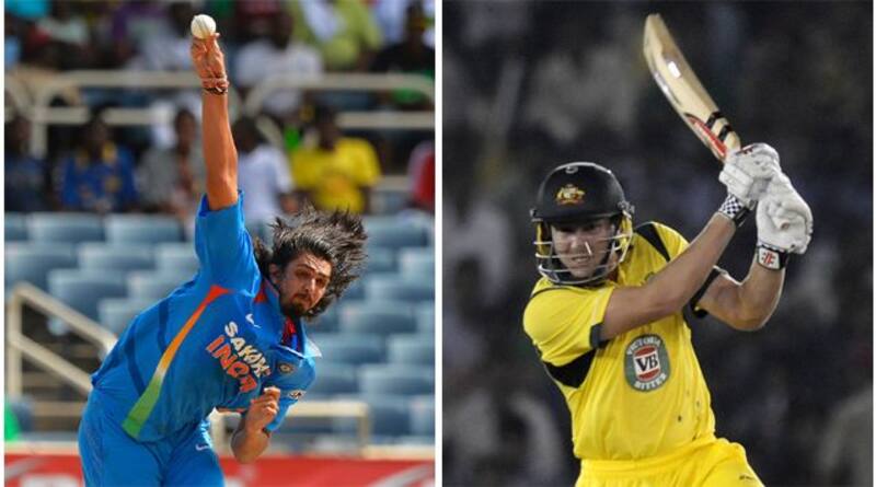 2013, India vs Australia, 4th ODI at Mohali - needing 44 runs off 18 balls, Australiaâs James Faulkner took 30 runs off one Ishant Sharma over to reduced the target to 14 off 12 balls