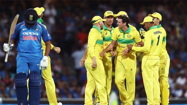 Jhye Richardson was the star of the night for Australia with the right-arm pacer returning enviable figures of 10-2-26-4, including the scalps Virat Kohli and Ambati Rayudu early on.