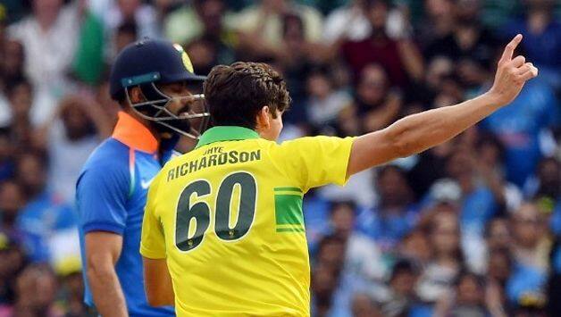 jhye richardson dismisses virat kohli