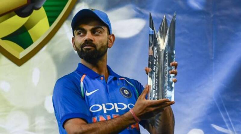 India captain Virat Kohli on Tuesday became the first ever player to clinch all three top honours including cricketer of the year in the International Cricket Council awards.