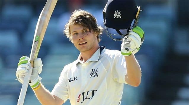 The 20-year-old is one of the brightest batting talents in the country, scoring a double century for Victoria last year -- the first Australian under 21 to do so since Ricky Ponting.