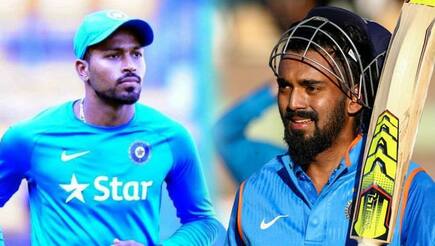 Hardik Pandya and KL Rahul give statements to BCCI CEO Rahul Johri