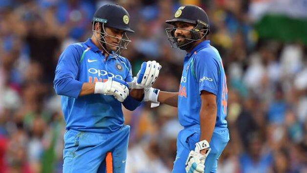 rohit sharma and ms dhoni