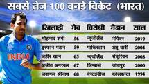 India vs new Zealand : Mohammed Shami is fastest Indian to 100 ODI wickets