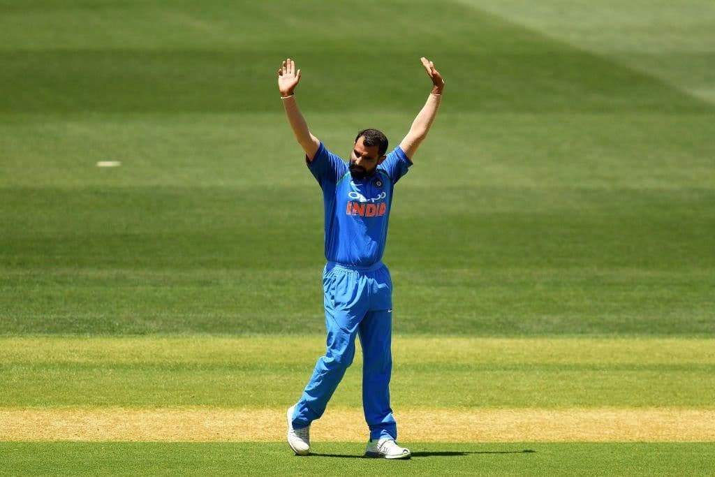 Mohammed Shami is fastest Indian to 100 ODI wickets
