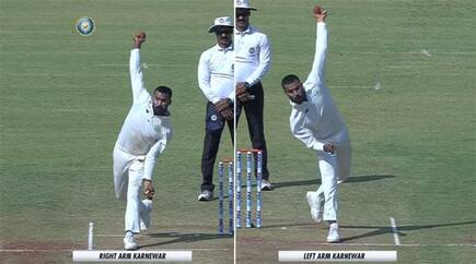 Irani Trophy: Akshay Karnewar bowling from both hand from the age of 16