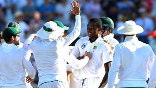 Port Elizabeth test: sri lanka all out at 154 in first inning against South africa