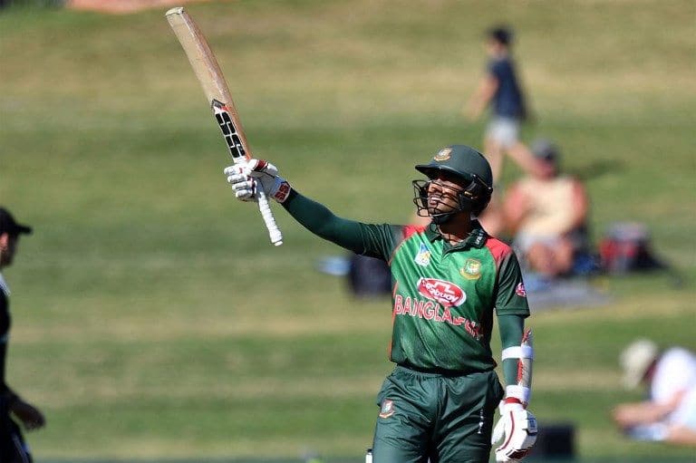 Mohammad Mithun's 62 was the sole half-century of Bangladesh's innings.