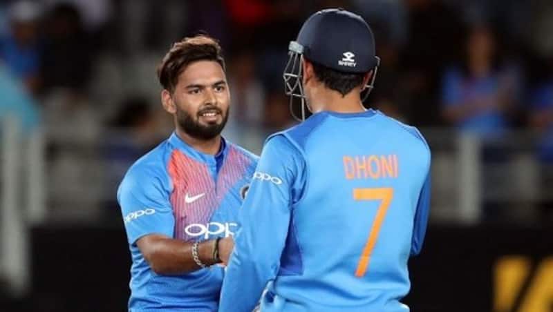 Rishabh Pant and MS Dhoni