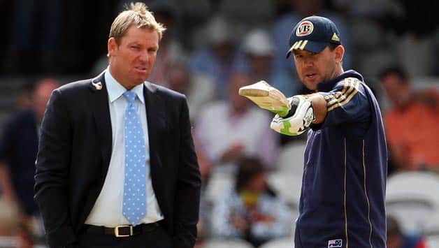 Shane Warne and Ricky Ponting © Getty Images