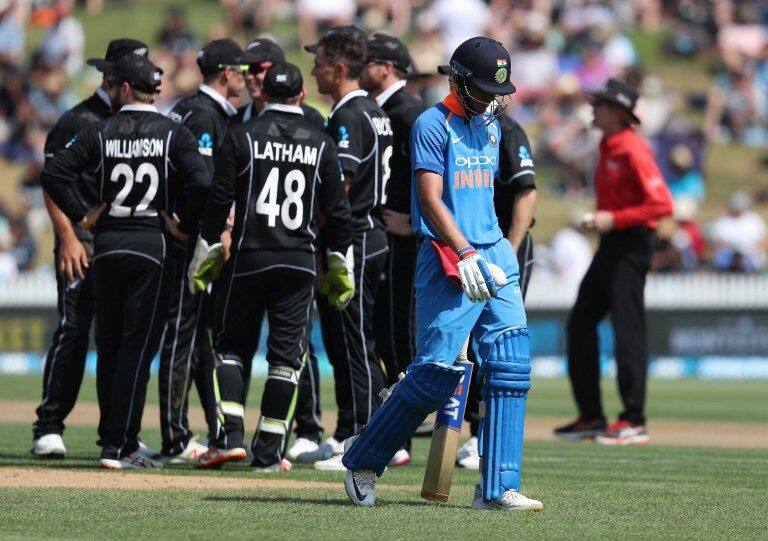 Shubman Gill made 9 on his international debut for India.