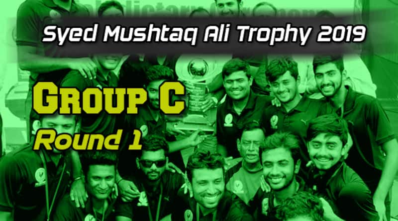 Parth Sahani’s 50-ball 90 and debutant Abhishek Bhandari’s 31-ball 54 helped Madhya Pradesh beat Punjab by 34 runs