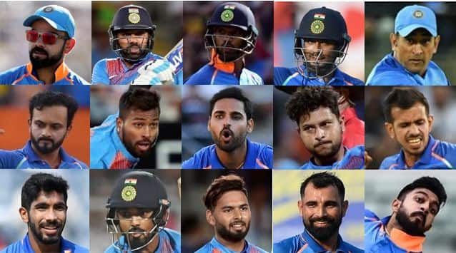 India's predicted World Cup squad
