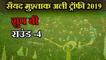 Syed Mushtaq Ali Trophy 2019, Round 4, Group B: Vidarbha beat Rajasthan by 44 runs