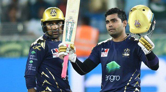 Pakistan international Umar Akmal slammed a 50-ball 75 to lead Quetta Gladiators to a six-wicket win Pakistan international Umar Akmal slammed a 50-ball 75 to lead Quetta Gladiators to a six-wicket win