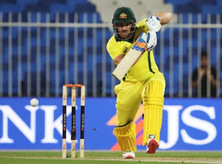 Aaron Finch missed a record hat-trick of hundreds in Australia's win.