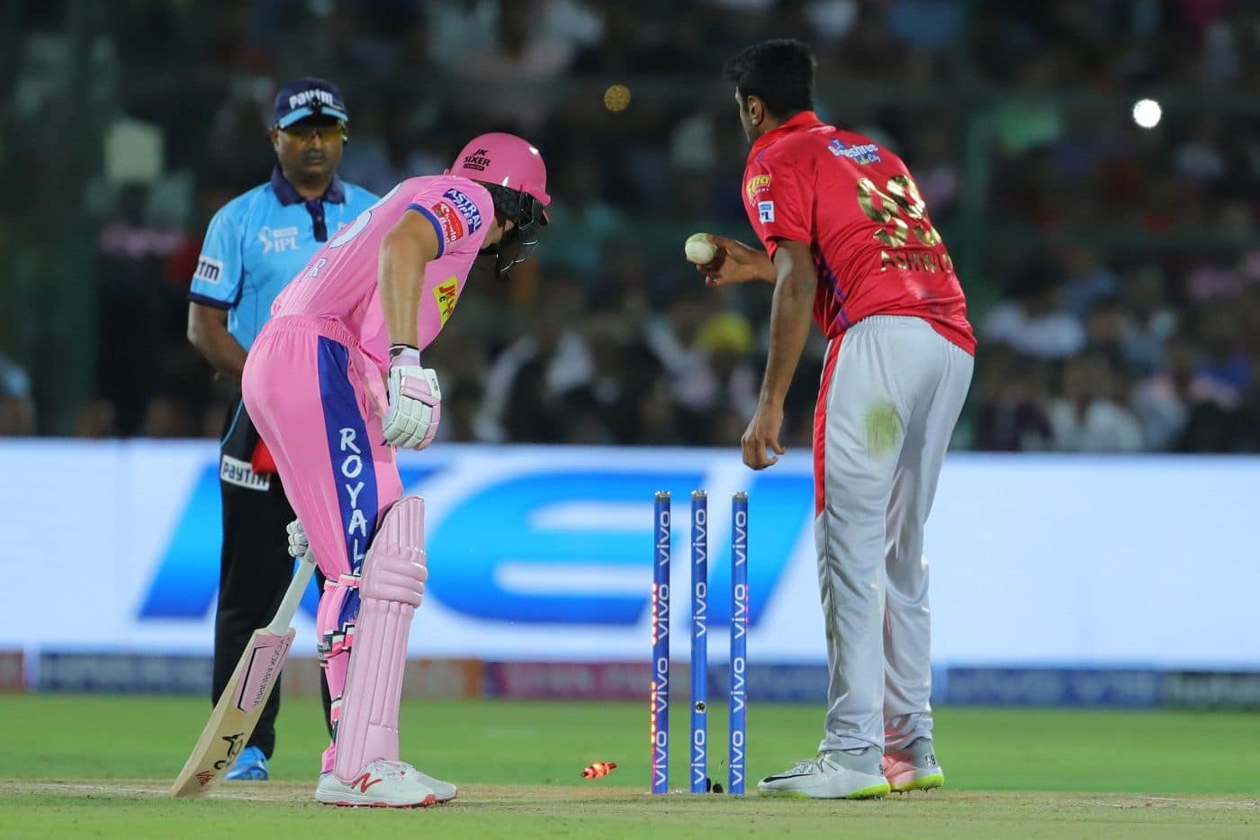 R Ashwin's controversial dismissal of Jos Buttler has split opinions.