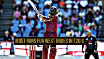 West Indies vs England: Chris Gayle becomes leading run-scorer in T20Is for West Indies
