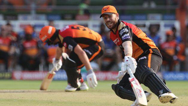 David Warner with Jonny bairstow BCCI