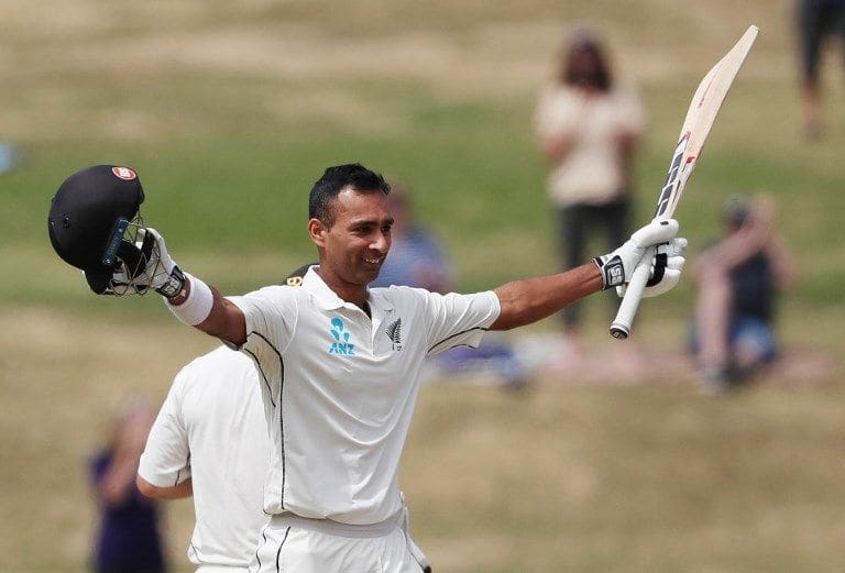 Jeet Raval relieved to score maiden Test century in company of inspirational Tom Latham