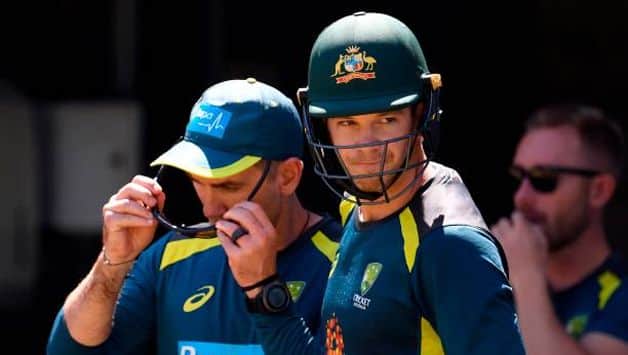 Justin Langer and Tim Paine