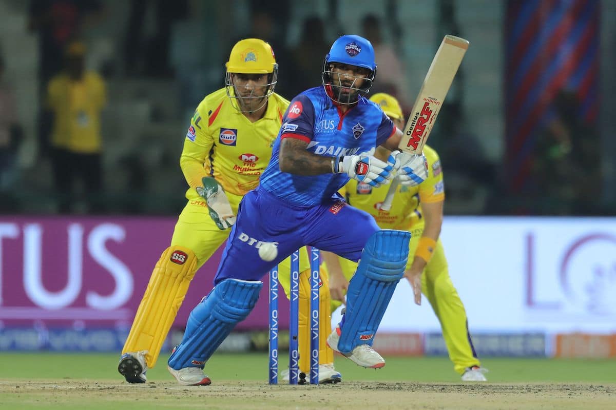 Shikhar Dhawan made 51 off 47 balls and was dismissed in the 18th over.