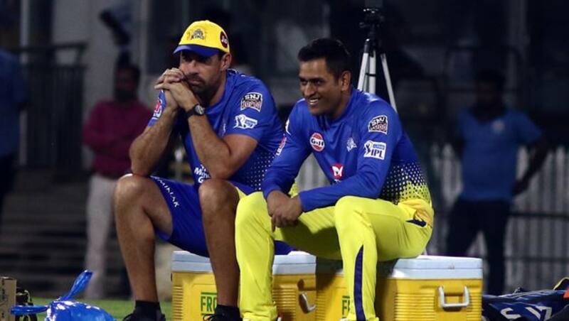 Stephen Fleming and MS Dhoni