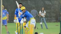 Video: CSK skipper MS Dhoni practice at Chepauk stadium