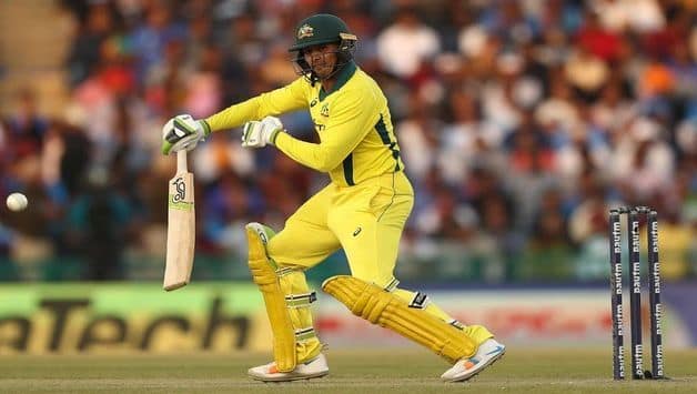 Usman Khawaja missed a second ODI hundred by nine runs on Sunday.