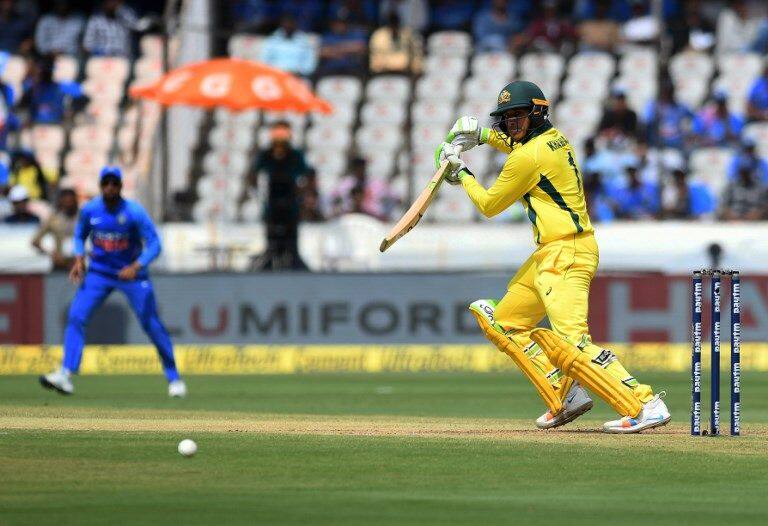 Usman Khawaja top-scored with 50 off 76 balls.