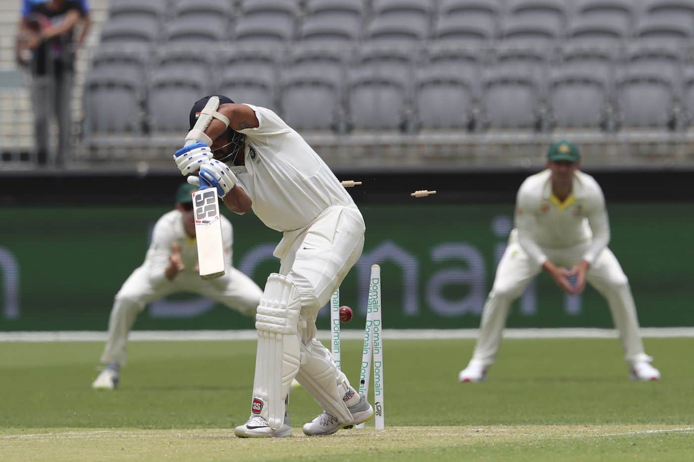 Mitchell Starc had Vijay's number three times in four innings in December
