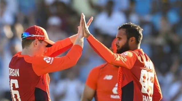 Leg-spinner Adil Rashid has equaled his career-best third place in the ICC Men’s T20I Player Rankings for bowlers