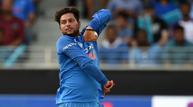 Kuldeep has often been described as a bit of a misfit in the more slapdash versions of the game, bowling slower with each boundary he gets hit for (AFP Image)