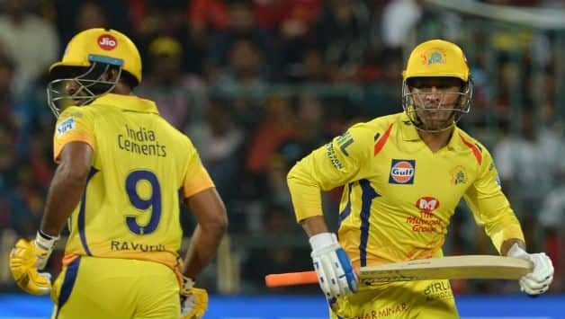 MS Dhoni with Ambati Raydu (File Photo) @ AFP