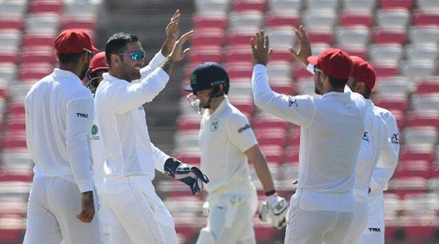 Paceman Yamin Ahmadzai and off-spinner Mohammed Nabi took three wickets each to rattle the opposition batting after Ireland elected to bat first.