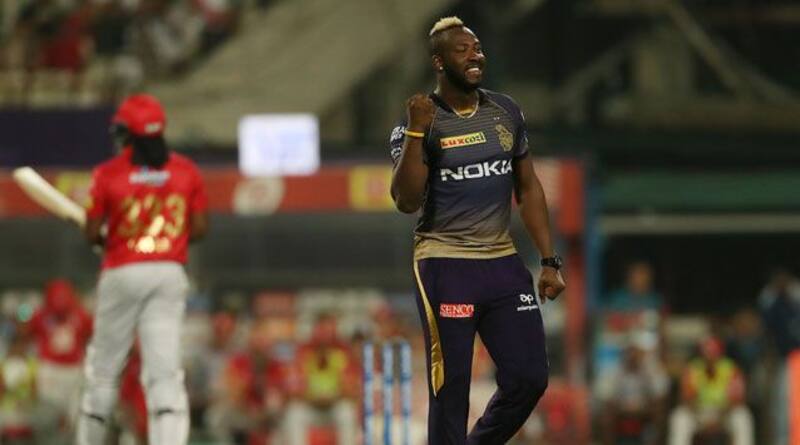 Andre Russell scored a 17-ball 48 before taking two wickets. PHOTO BCCI 