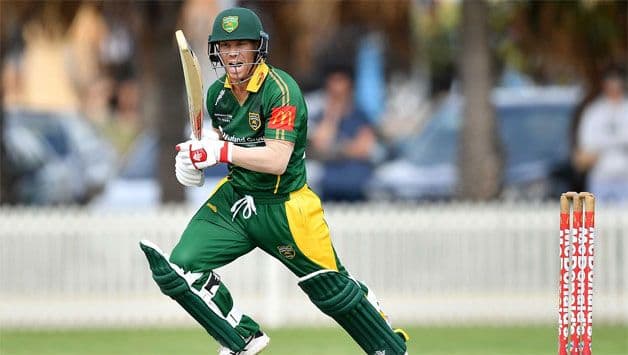 David Warner sizzles with century on return from surgery