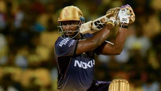 Andre Russell batting in IPL