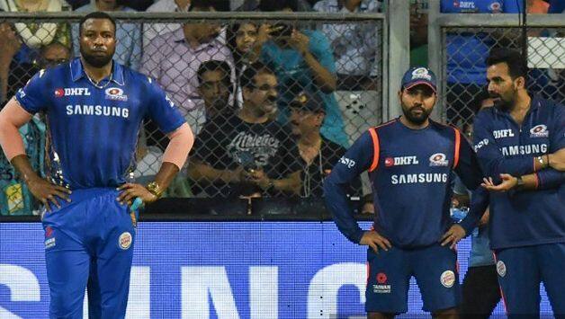 Kieron Pollard Rohit Sharma and Zaheer Khan, Mumbai Indians