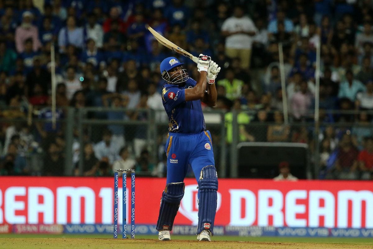 Pollard hit ten sixes in his 31-ball 83 versus Kings XI Punjab