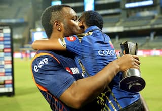 Kieron Pollard’s son dedicates Mumbai Indians’ win to his mother on her birthday