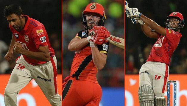 R Ashwin, AB de Villiers, Nicholas Pooran IPL 2019