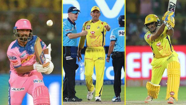 Ajinkya Rahane, MS Dhoni and Ambati Rayudu