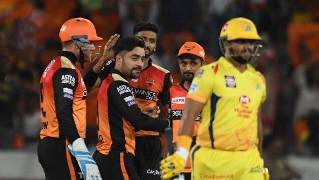 Suresh Raina Rashid Khan IPL 2019 Chennai Super Kings Sunrisers Hyderabad